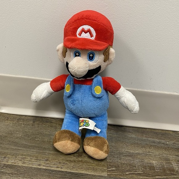 Super Mario Brothers Good Stuff 2020 Nintendo Mario Plush GUC 11" - Picture 1 of 11
